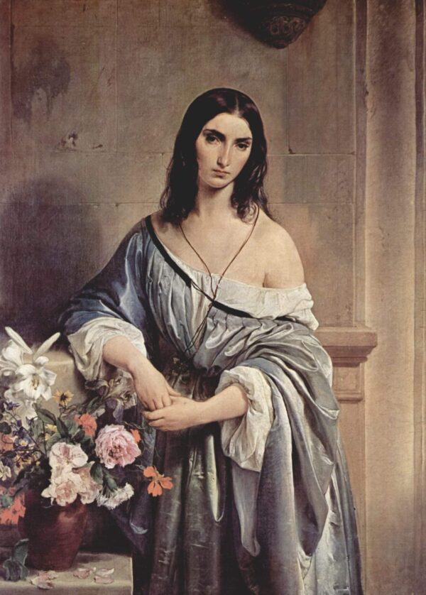 Melancholic Thoughts – Francesco Hayez Francesco Hayez 70x105