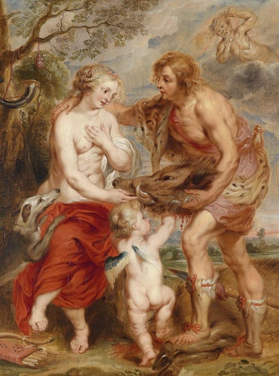 Meleager offre la tête de sanglier de Calydon à l’Atalanta – Peter Paul Rubens Peter Paul Rubens 70x85