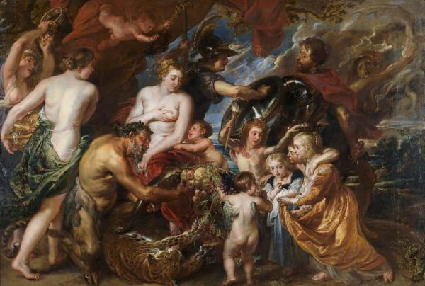 Minerva protège Pax de Mars (Paix et guerre) – Peter Paul Rubens Peter Paul Rubens 105x70