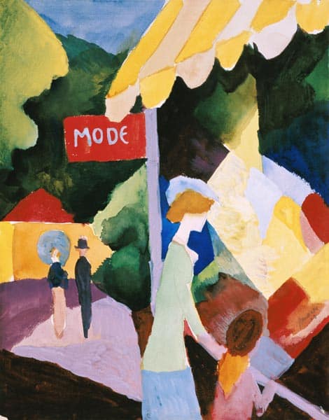 Fenêtre de mode – August Macke August Macke 70x85