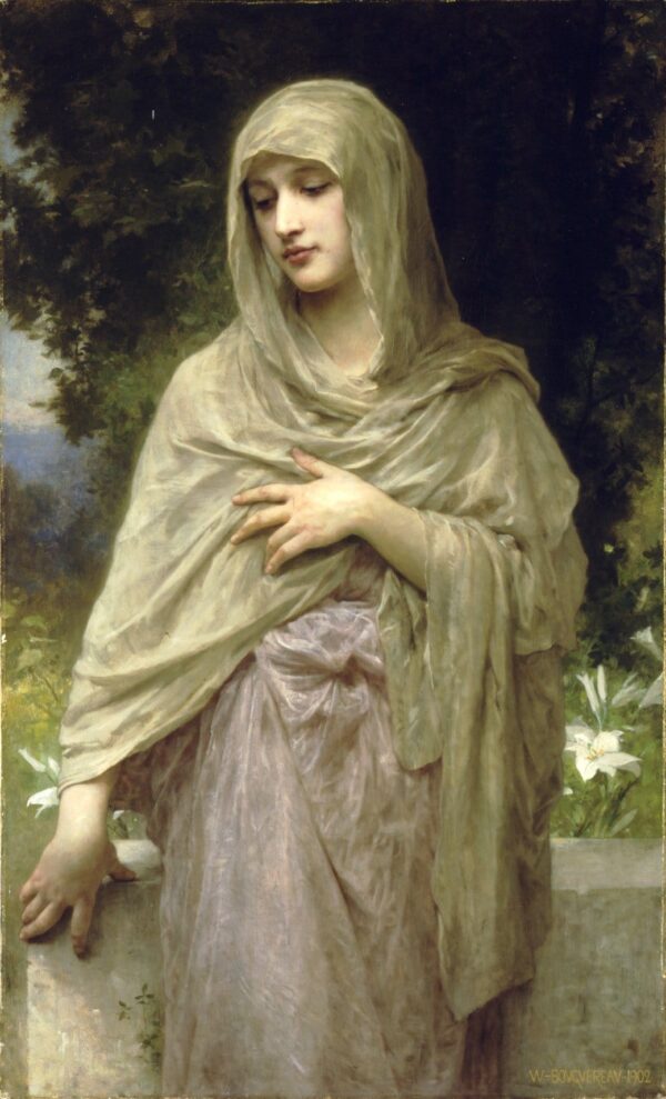 Modestie – William Bouguereau William Bouguereau 70x105