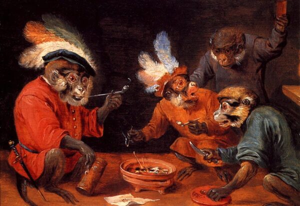 Taverne du singe – David The Younger Teniers David Teniers le Jeune 105x70