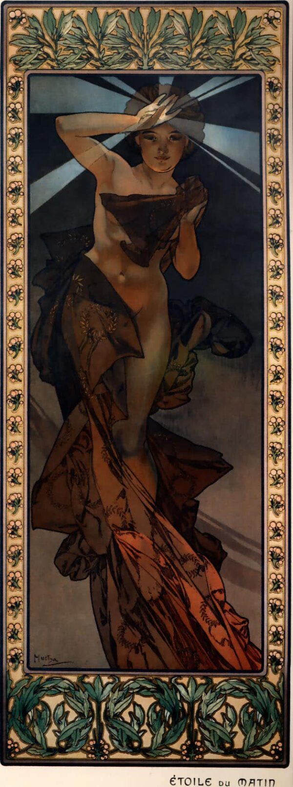 Étoile du matin – Mucha Alphonse Mucha 70x160