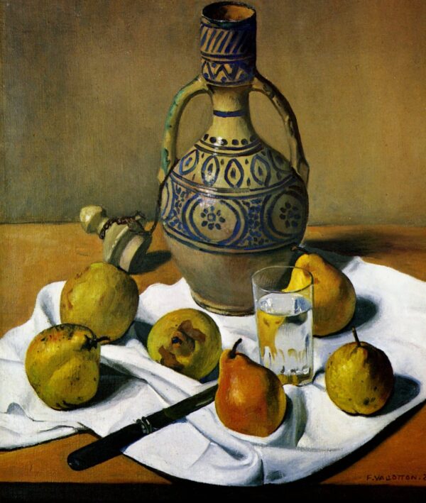 Pichet marocain et poires – Félix Edouard Vallotton Félix Vallotton 70x85