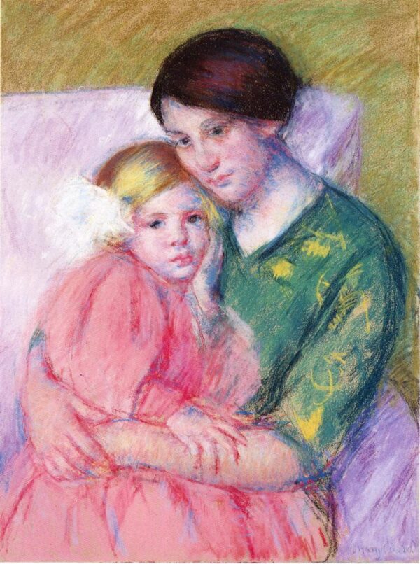 Lecture de la mère et de l’enfant – Mary Cassatt Mary Cassatt 70x85