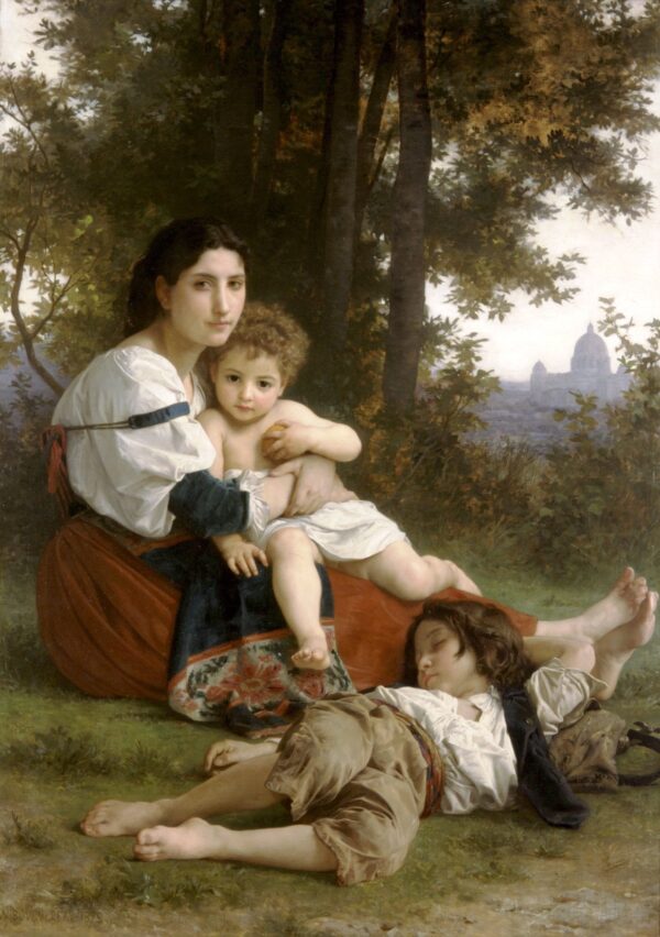 Mère et enfants – William Bouguereau William Bouguereau 70x105