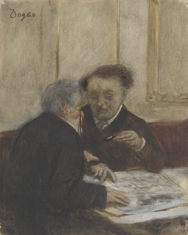 Au Café Châteaudun – Edgar Degas Edgar Degas 70x85