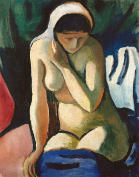 Fille nue avec un foulard – August Macke August Macke 70x85