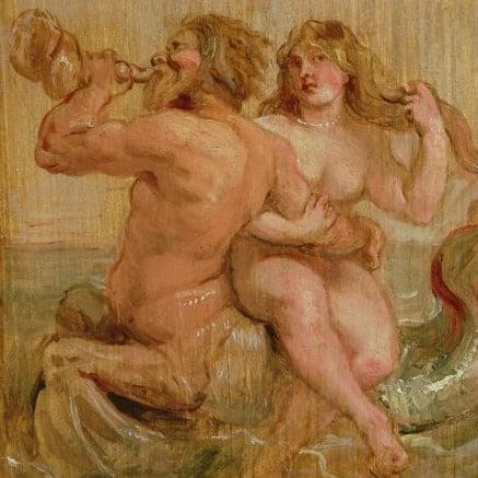 Néréide et Triton – Peter Paul Rubens Peter Paul Rubens 70x70