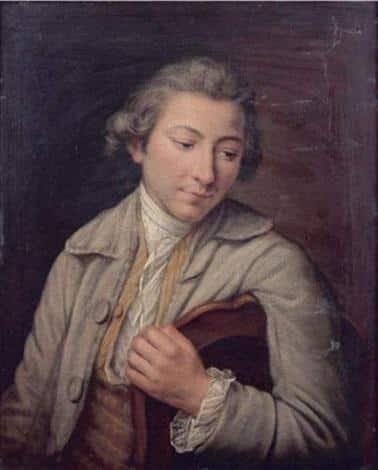 Portrait d’un jeune homme assis – Nicolas Bernard Lépicié Nicolas Bernard Lépicié 70x85