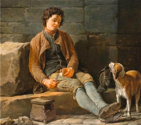 LE CHIEN OBÉISSANT – Nicolas Bernard Lépicié Nicolas Bernard Lépicié 70x70