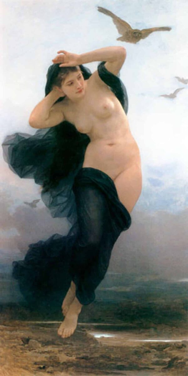 Nuit – William Bouguereau William Bouguereau 70x140