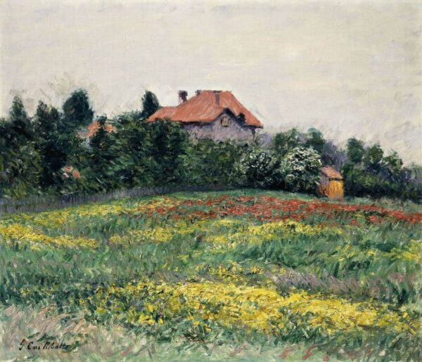 Paysage en Normandie – Caillebotte Gustave Caillebotte 85x75