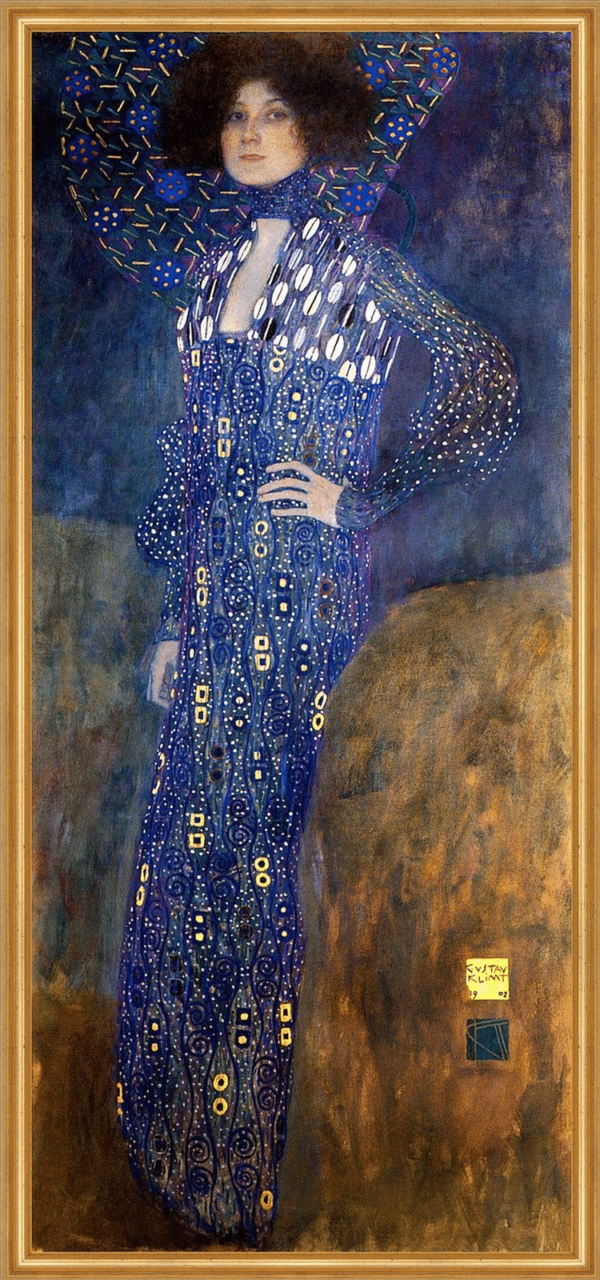 Portrait de Emilie Flöge II – Gustav Klimt Gustav Klimt 70x160