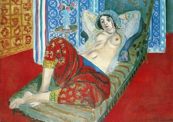 Odalisque à la culotte rouge – Matisse Henri Matisse 105x70