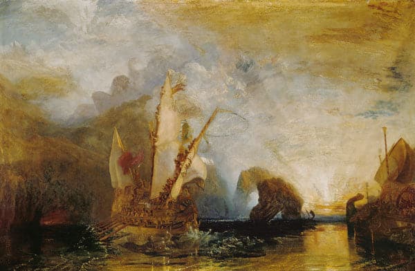 Odyssée se moque de Polyphem – William Turner William Turner