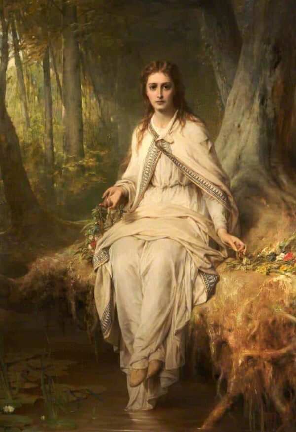 Ophelia – Thomas Francis Dicksee Thomas Francis Dicksee