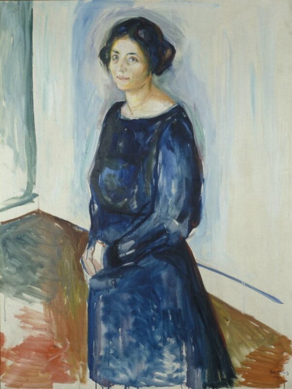 La dame en bleu – Edvard Munch Edvard Munch 70x85