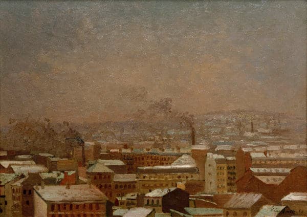 Paris sous la neige – Caillebotte Gustave Caillebotte 105x70