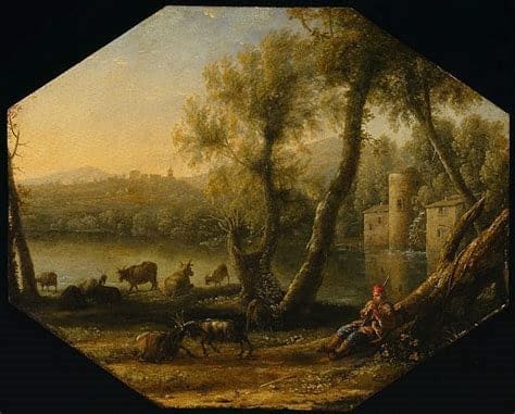 Paysage pastoral – Claude Lorrain Claude Lorrain 85x75