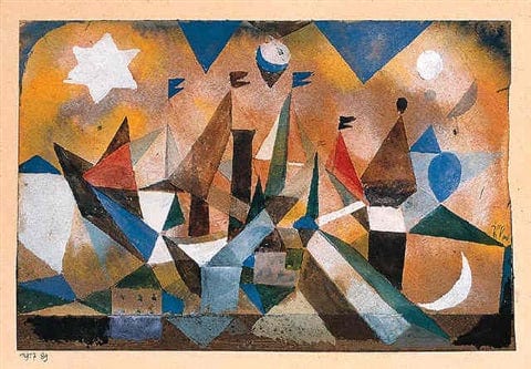 Des bateaux qui naviguent, attendant la tempête – Paul Klee Paul Klee 105x70