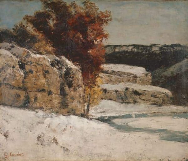 Paysage d’hiver – Gustave Courbet Gustave Courbet