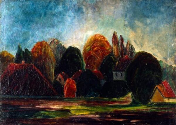 Paysage norvégien – Edvard Munch Edvard Munch 105x70