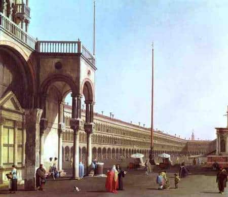 Piazza di San Marco vue du Palais des Doges – Giovanni Antonio Canal Giovanni Antonio Canal 85x75