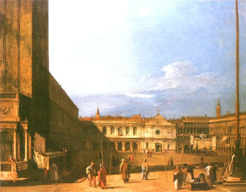 Piazza Saint Marco looking l’ouest – Giovanni Antonio Canal Giovanni Antonio Canal 85x75