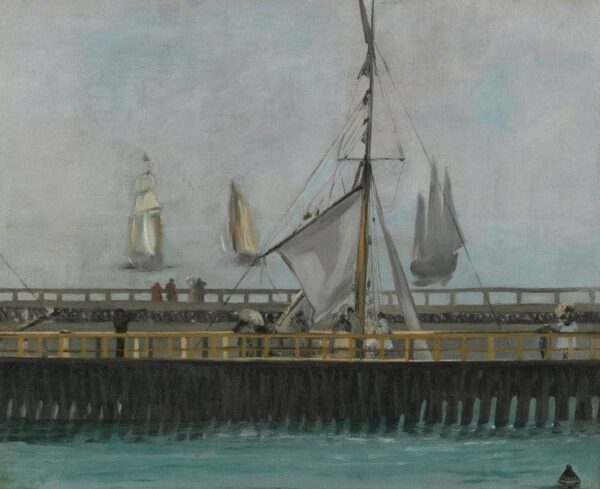 La jetée de Boulogne-sur-Mer – Edouard Manet Édouard Manet 85x75