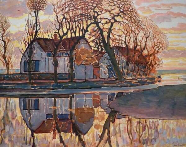 Ferme près de Duivendrecht – Mondrian Piet Mondrian 85x75