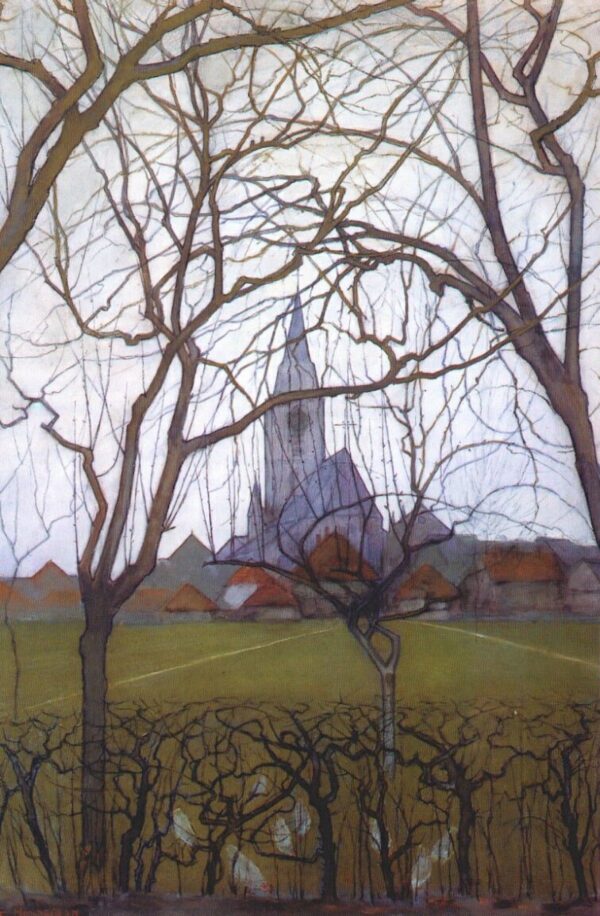 Église du village – Mondrian Piet Mondrian 70x105