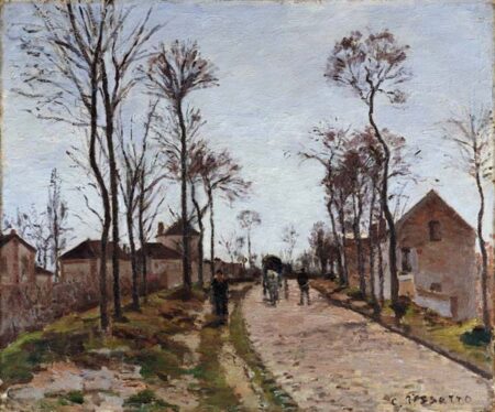 La route de Saint Cyr à Louveciennes – Edouard Manet Édouard Manet