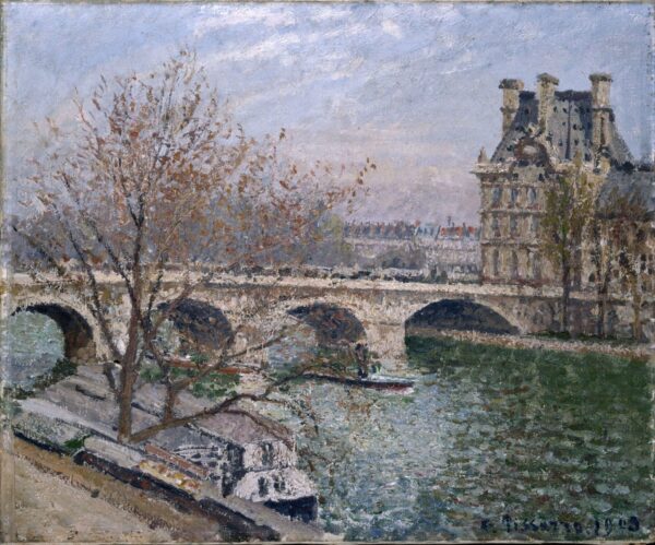 Le Pont-Royal et le Pavillon de Flore – Camille Pissarro Camille Pissarro 85x75