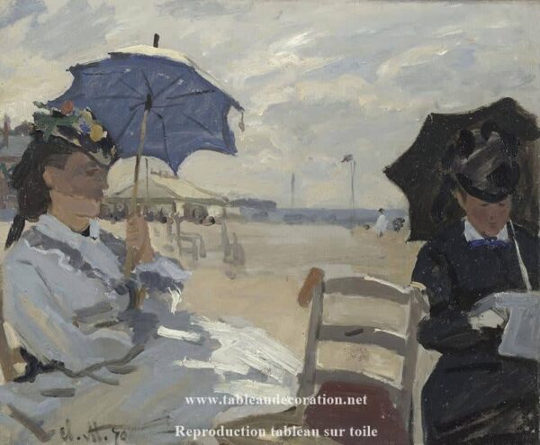 La Plage à Trouville – Claude Monet Claude Monet 85x75