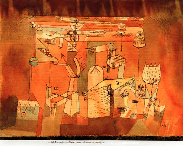 Plan d’une usine de machines – Paul Klee Paul Klee 85x75