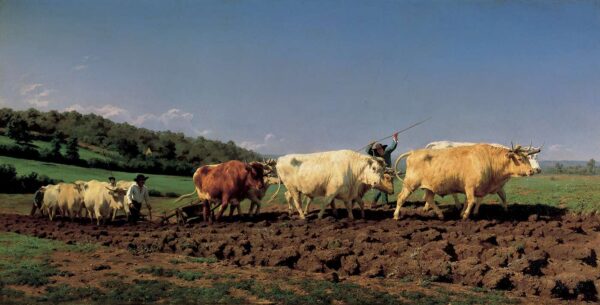 Plowing in the Nivernais – Rosa Bonheur Rosa Bonheur 140x70