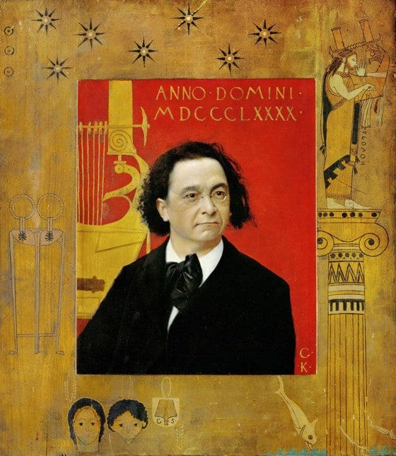 Portrait de Joseph Pembaur, le pianiste et compositeur – Gustav Klimt Gustav Klimt 70x85