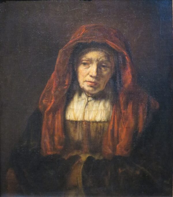 Portrait d’une vieille femme – Rembrandt van Rijn Rembrandt van Rijn 70x70