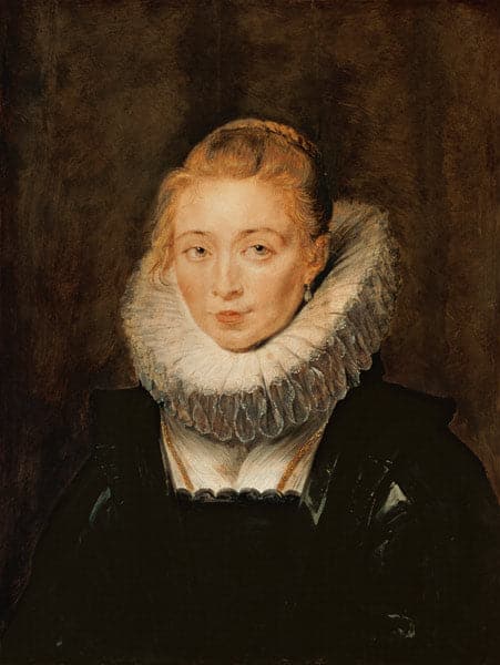 Portrait de la demoiselle d’honneur de l’infante Isabella – Peter Paul Rubens Peter Paul Rubens 70x85