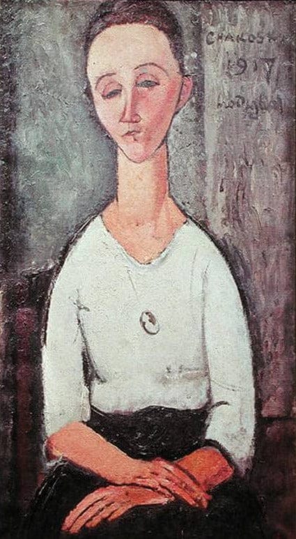 Portrait de Madame Chakowska – Amadeo Modigliani 70x105