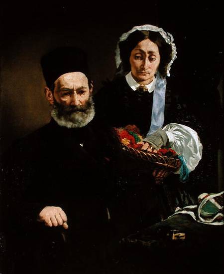 Portrait de Monsieur et Madame Auguste Manet – Edouard Manet Édouard Manet