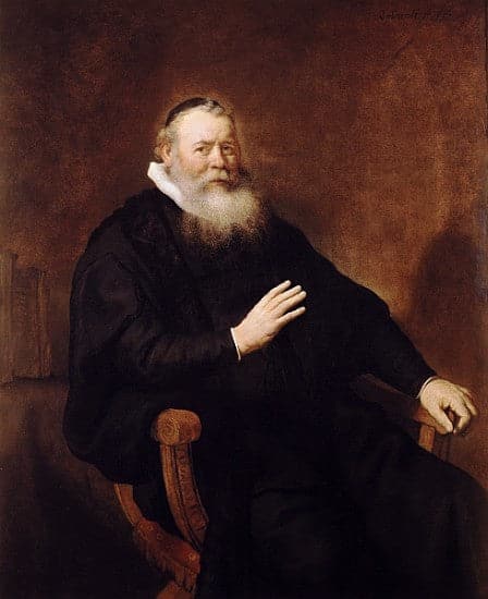 Portrait du pasteur Eleazer Swalmius, 1637 – Rembrandt van Rijn Rembrandt van Rijn 70x85