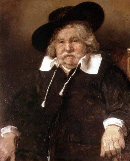 Portrait de un vieil homme – Rembrandt van Rijn Rembrandt van Rijn 70x85