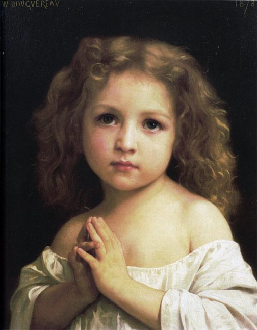 Prière – William Bouguereau William Bouguereau 70x85