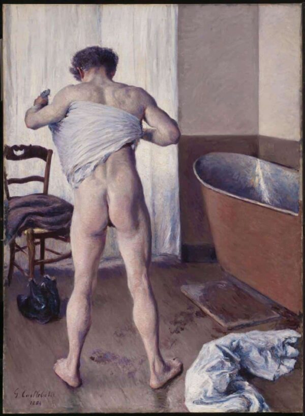 Homme au bain – Caillebotte Gustave Caillebotte 70x105