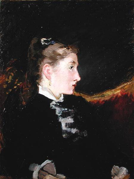 Profil d’une jeune fille – Edouard Manet Édouard Manet