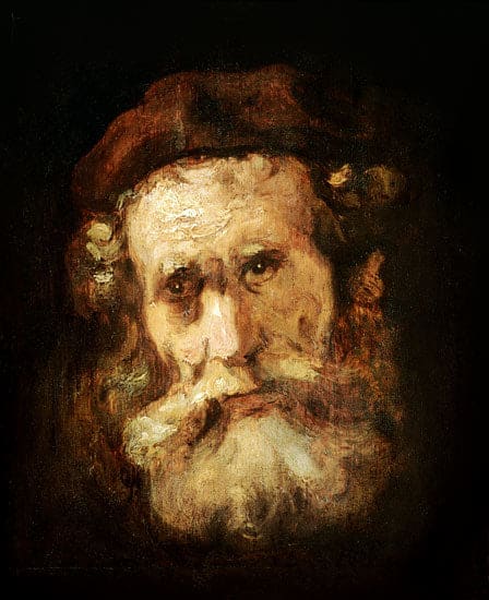 A Rabbi – Rembrandt van Rijn Rembrandt van Rijn 70x85