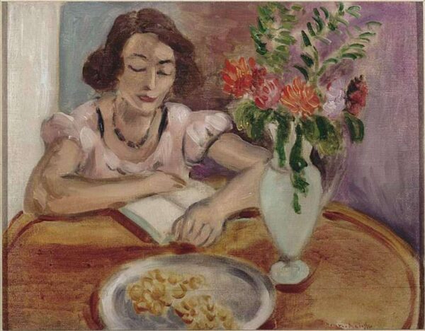 Femme lisant 1922 – Matisse Henri Matisse 85x75