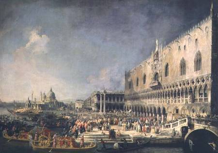 La réception de l’ambassadeur de France à Venise – Giovanni Antonio Canal Giovanni Antonio Canal 105x70